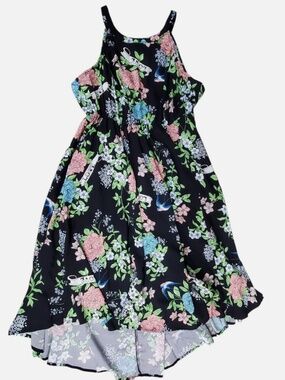 Torrid Floral Halter Swing Dress Rockabilly 4X